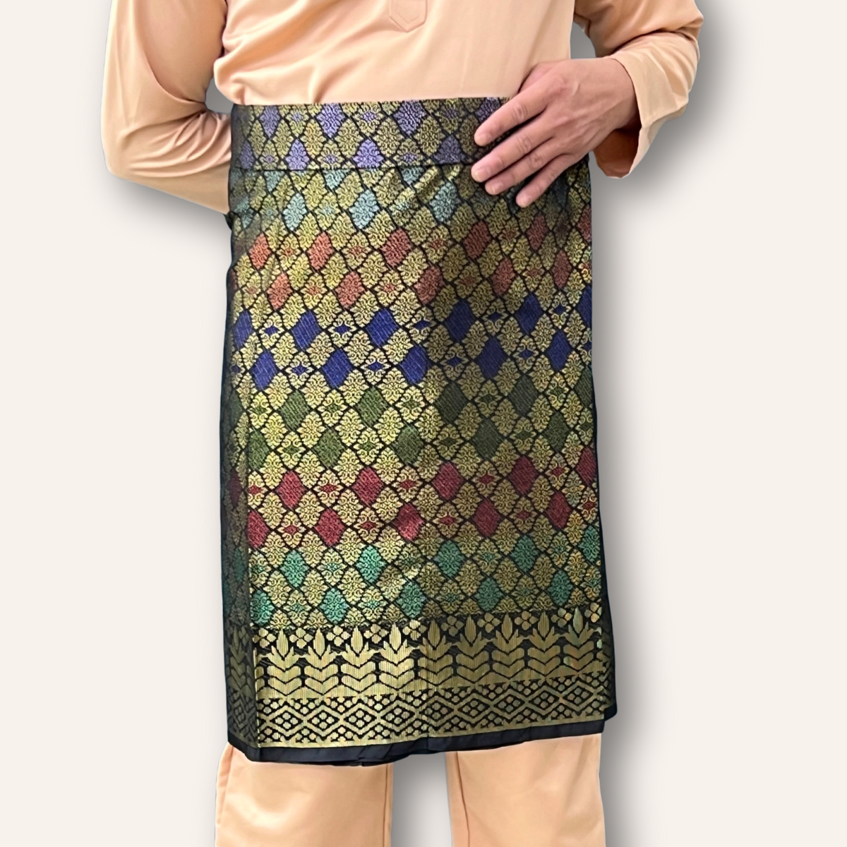 Sampin Instant Black Gold Multicolor Diamond Dewasa Lelaki BG1