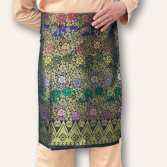 Sampin Instant Black Gold Multicolor Floral Dewasa Lelaki BG5