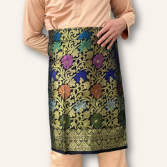 Sampin Instant Black Gold Multicolor Floral Dewasa Lelaki BG7