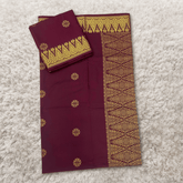 Songket Kain Pasang Bunga Maroon Gold Tabur Kebaya dan Baju Kurung Full Border 4.4 Meters